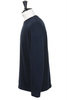 Crew Neck Shirt Mellow Cotton Plain Jersey - Navy Thumbnail