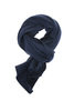 Stole Brushed Wool/Cotton Twill - Navy Thumbnail