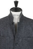 Field Knit Jacket Herringbone - Grey Thumbnail