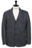 Field Knit Jacket Herringbone - Grey Thumbnail