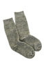 R1001 Double Face Crew Socks - Army Green Thumbnail