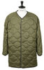 Reversible Down Coat - Khaki Beige Thumbnail