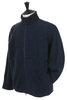 Boiled Wool Zip Up Sweater - Navy Thumbnail