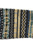 R1478 Fair Isle Crew Socks - Black Thumbnail