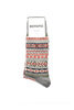 R1478 Fair Isle Crew Socks - Grey Thumbnail