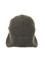 Recycle Wool Flight Cap Earflap - Olive Thumbnail