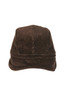 5 Wale Corduroy Cap With Quilt Lining - Brown Thumbnail