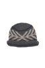 Wool Jacquard Knit Hat - Grey Thumbnail