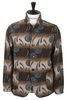 Napping Cotton PUEBLO VOLTEX Hospital Jacket - Brown Thumbnail