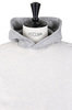 12/-SWEAT Knit Reversible ELBOW RIP Hoodie - Ecru x Grey Thumbnail