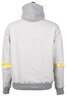 12/-SWEAT Knit Reversible ELBOW RIP Hoodie - Ecru x Grey Thumbnail