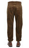 #F0533 One Tuck Corduroy Trouser - Brown Thumbnail