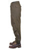 High Count Cloth Side Zip Hem Pants - Dark Khaki Thumbnail