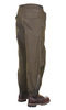 High Count Cloth Side Zip Hem Pants - Dark Khaki Thumbnail