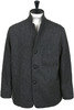 01-6153-H61 Relax Fit Harris Tweed Jacket - Black Thumbnail