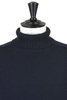 Roll Neck Wool Sweater - Navy Thumbnail