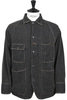 Aging Wool Twill Cactus Coverall - Charcoal Thumbnail