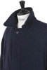 Raglan Coat Donegal - Navy Thumbnail