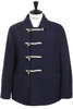 Casentino Short Duffle Coat - Navy Thumbnail