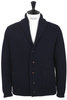 6-Ply Shawl Collar Cardigan - Navy Thumbnail