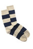 Donegal stripe socks - Navy Thumbnail