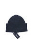 Merino Donegal Beanie - Navy Thumbnail