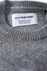 Shetland Wool Sweater - Grey Thumbnail