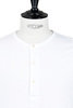 206 Good Originals Organic Cotton Long Sleeve Henley - White Thumbnail