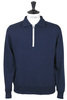 MiJ Loopwheeler Half Zip - Navy Thumbnail