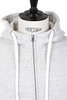 MiJ Loopwheeler Zip Hoody - Heather Grey Thumbnail