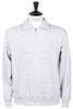 MiJ Loopwheeler Half Zip - Heather Grey Thumbnail