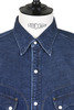  Cody Snap Denim Shirt - Indigo Thumbnail