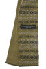 Knit Tie Fair Isle - Olive Thumbnail