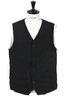 31-50-3301 Tumbler Work Vest Wool/Linen - Black Thumbnail