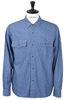 31-50-6185 Chambray Work Shirt - Navy Thumbnail