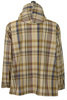 Cagoule Shirt Cotton Madras Plaid - Olive Thumbnail