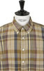 19th Century BD Shirt  Cotton Madras Plaid - Olive Thumbnail