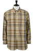 19th Century BD Shirt  Cotton Madras Plaid - Olive Thumbnail