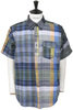 Popover BD Shirt Dobby Jacquard - Navy/Yellow/Green Thumbnail