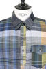 Popover BD Shirt Dobby Jacquard - Navy/Yellow/Green Thumbnail