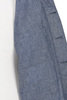 #1123 BDU-R2 Jacket  Med Weight Chambray - Indigo Thumbnail