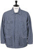 #1123 BDU-R2 Jacket  Med Weight Chambray - Indigo Thumbnail