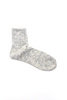 Slub Q Socks - Mid Grey Thumbnail