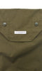 Shoulder Pouch Coated Cotton Cloth - Olive Thumbnail