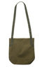 Shoulder Pouch Coated Cotton Cloth - Olive Thumbnail