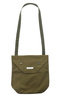 Shoulder Pouch Coated Cotton Cloth - Olive Thumbnail