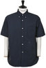 Button Down Wind Short Sleeve Shirt - Dark Navy Thumbnail