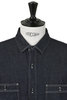 Denim Work Shirt One Wash 47-701E - Indigo Thumbnail