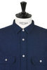 #F3507 Gauze Work Shirt Cotton - Indigo Thumbnail