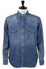 #F3506 Western Denim Shirt - Indigo Used Thumbnail